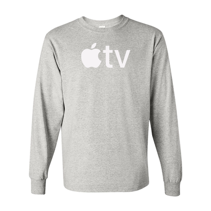 Men's Apple TV  Gildan Heavy Cotton Long Sleeve T-Shirt