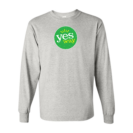 Men's Yes Way  Gildan Heavy Cotton Long Sleeve T-Shirt
