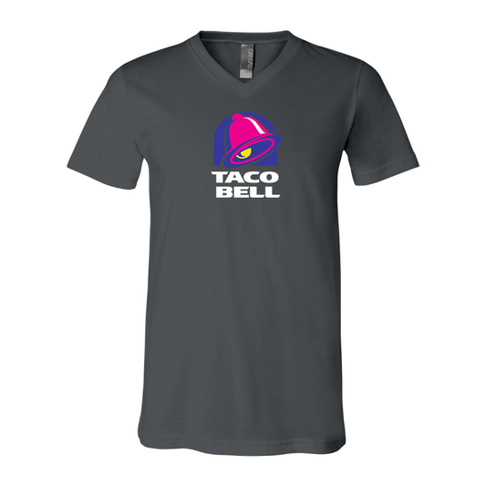 Men's Taco Bell  BELLA  CANVAS  Jersey V-Neck Tee