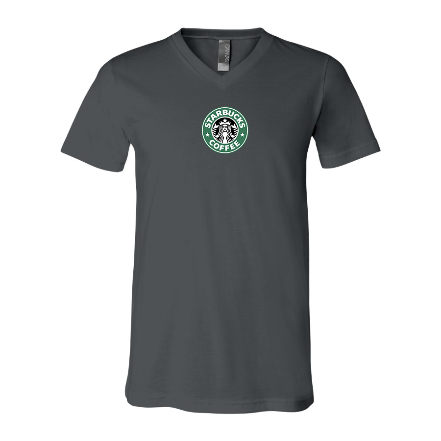 Starbucks Coffee BELLA  CANVAS  Jersey V-Neck Tee