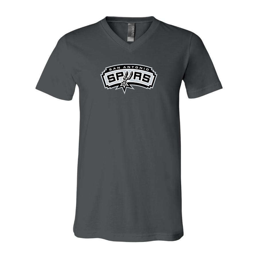 San Antonio Spurs BELLA  CANVAS  Jersey V-Neck Tee