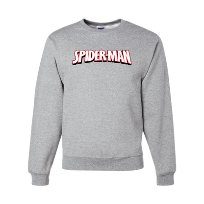 Men's Spider ManJERZEES NuBlend Crewneck Sweatshirt