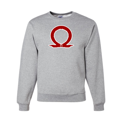 Men's God Of War JERZEES NuBlend Crewneck Sweatshirt