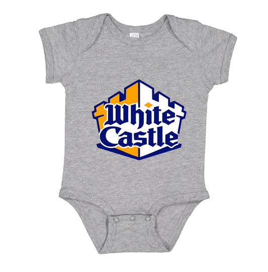 White Castle Baby Romper Onesie