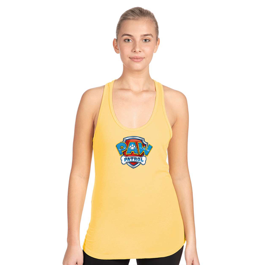 Women's Paw Patrol Next Level Ideal Racerback Tank
