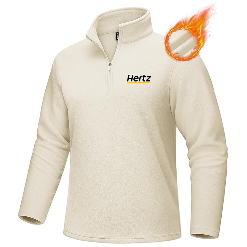 Men's Hertz MAGCOMSEN Quarter-Zip Pullover Polar Fleece Sweatshirt Stand Collar Long Sleeve Shirt for Men Thermal Winter Fall