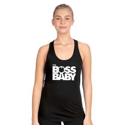 Women's Boss Baby  Next Level Ideal Racerback Tank