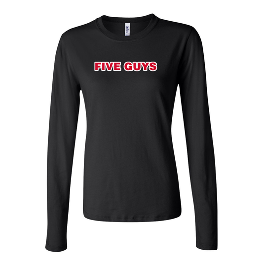 Women's Five Guys Long Sleeve T-Shirt