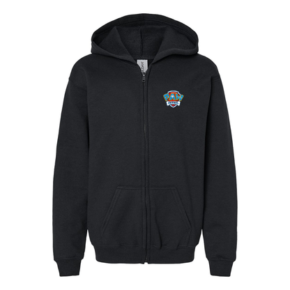 Youth's Paw Patrol Gildan Heavy Blend Full-Zip Hooded Sweatshirt
