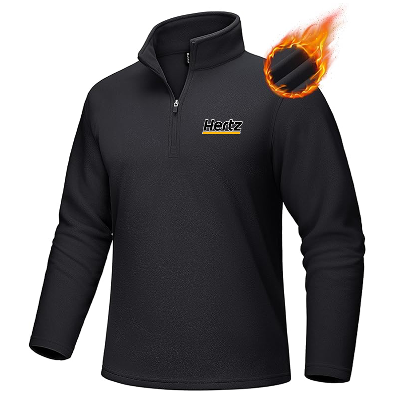 Men's Hertz MAGCOMSEN Quarter-Zip Pullover Polar Fleece Sweatshirt Stand Collar Long Sleeve Shirt for Men Thermal Winter Fall