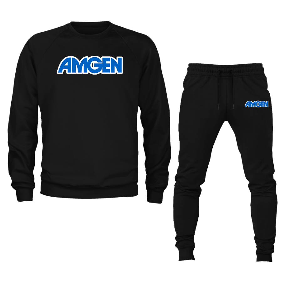 Men's Amgen Crewneck Sweatshirt Joggers Suit