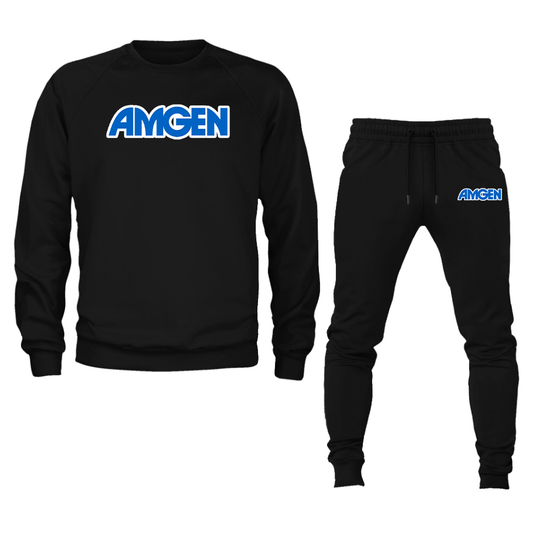 Men's Amgen Crewneck Sweatshirt Joggers Suit