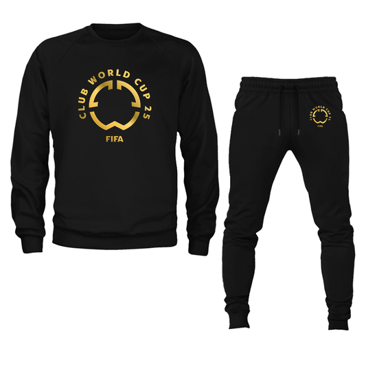 Men's Fifa World Cup 2025 Crewneck Sweatshirt Joggers Suit Set