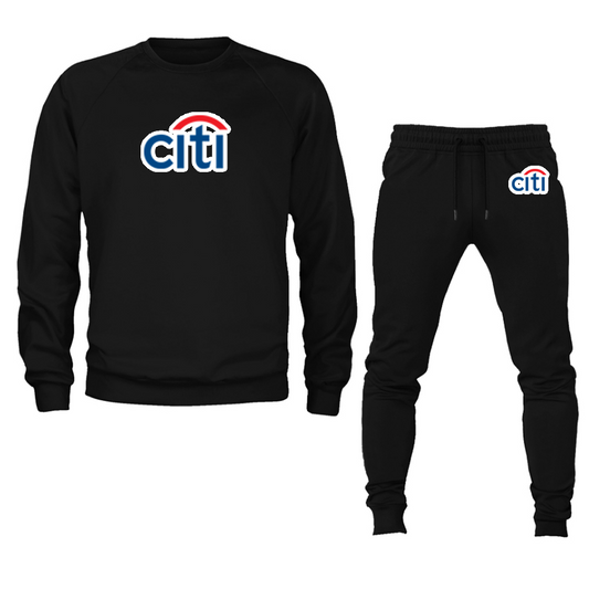 Unisex Citi Bank Crewneck Sweatshirt Joggers Suit