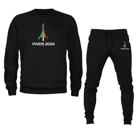 Men's Olympia Paris 2024 Crewneck Sweatshirt Joggers Suit