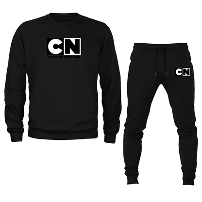 Men's Cartoon Network Crewneck Sweatshirt Joggers Set