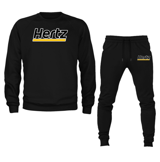 Men's Hertz Crewneck Sweatshirt Joggers Suit