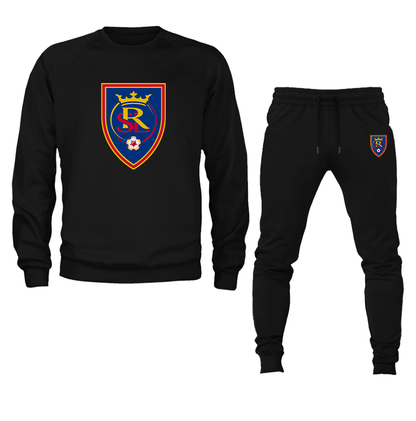 Men's Real Salt Lake Soccer Crewneck Sweatshirt Joggers Suit