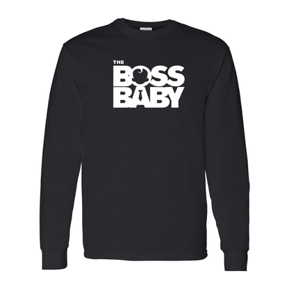 Men's Boss Baby  Gildan Heavy Cotton Long Sleeve T-Shirt
