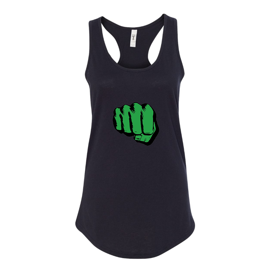 Women's Hulk Punch Racerback Tank Top
