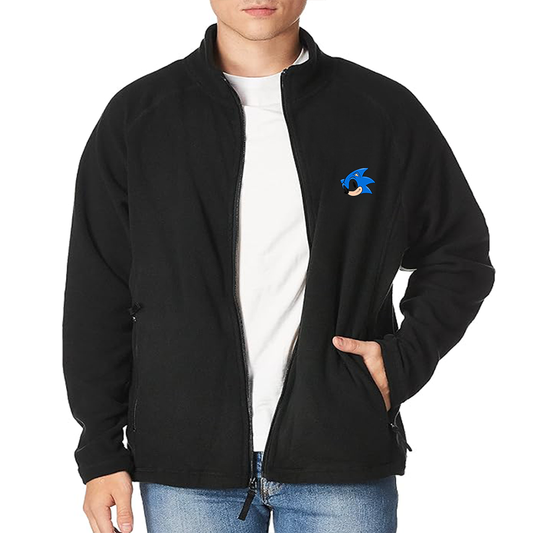 Men's  Sonic the Hedgehog Clique Summit Full-Zip Microfleece