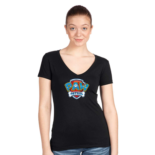 Women's Paw Patrol Next Level Ideal V-Neck T-Shirt