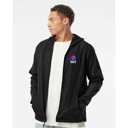 Men's Taco Bell  Independent Trading Co Lightweight Windbreaker Full-Zip Jacket