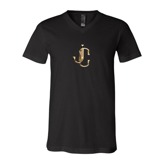 Jimmy Choo BELLA  CANVAS  Jersey V-Neck Tee
