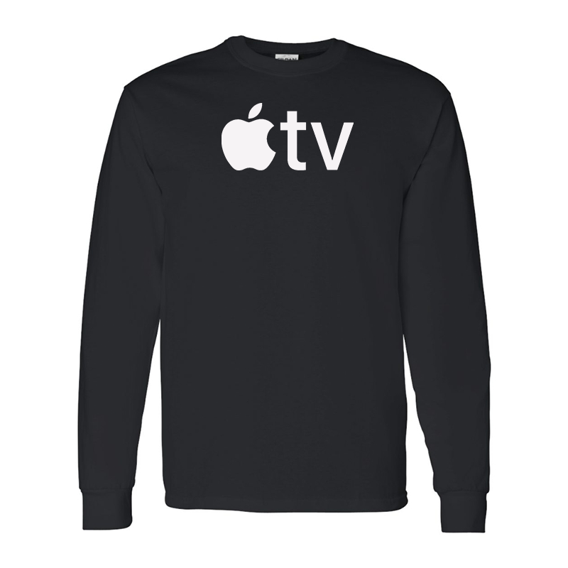 Men's Apple TV  Gildan Heavy Cotton Long Sleeve T-Shirt