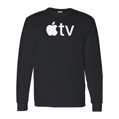 Men's Apple TV  Gildan Heavy Cotton Long Sleeve T-Shirt