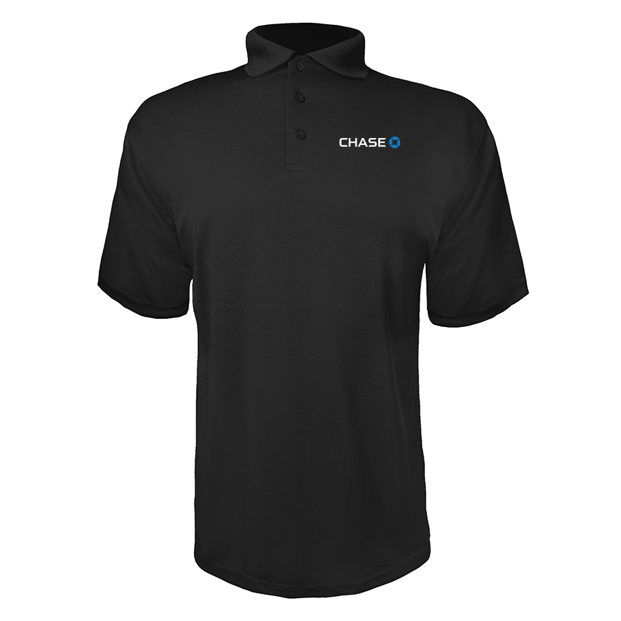 Men' Chase Bank Polyester Polos