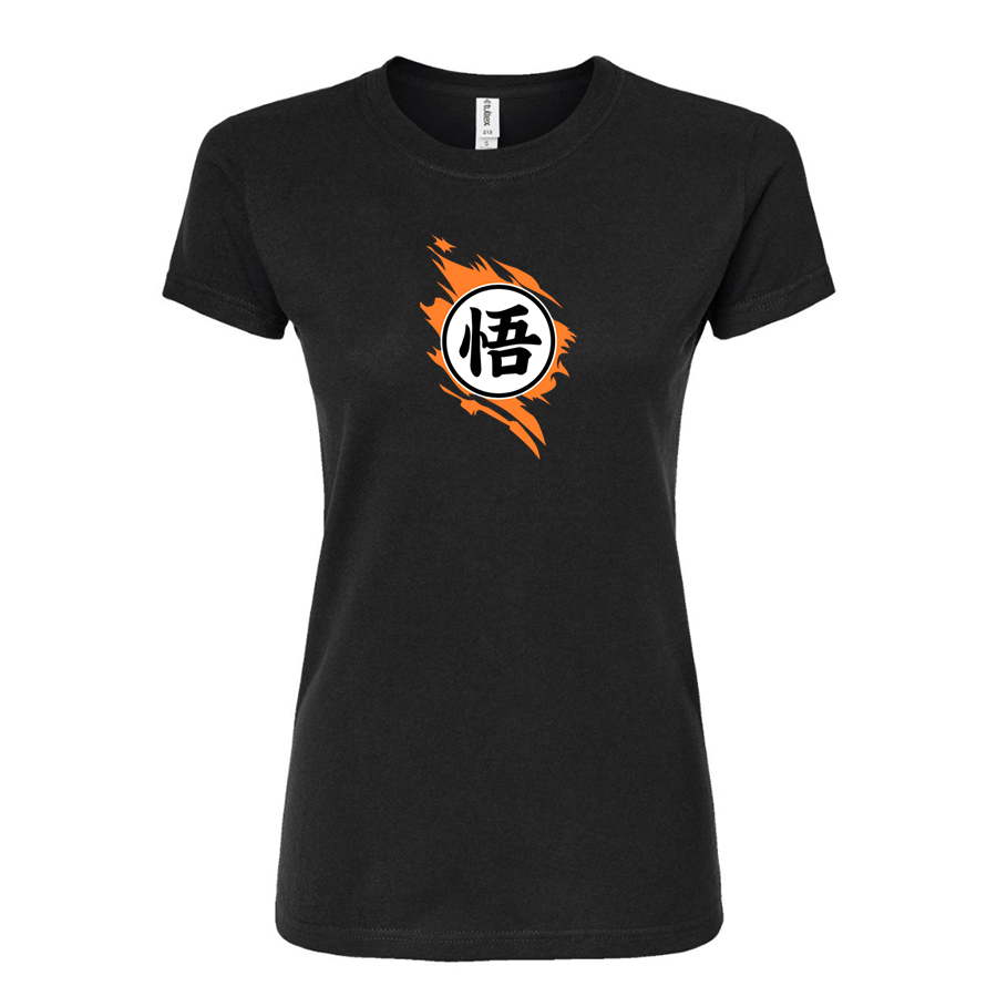 Women's Dragon Ball Z Goku  Round Neck T-Shirt