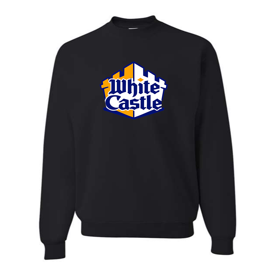Men's White Castle Crewneck Sweatshirt