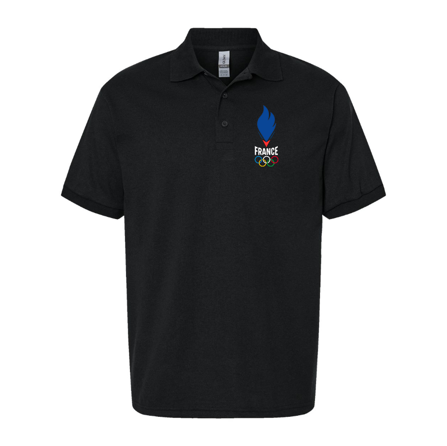 Men's France Olympia 2024 Dry Blend Polo