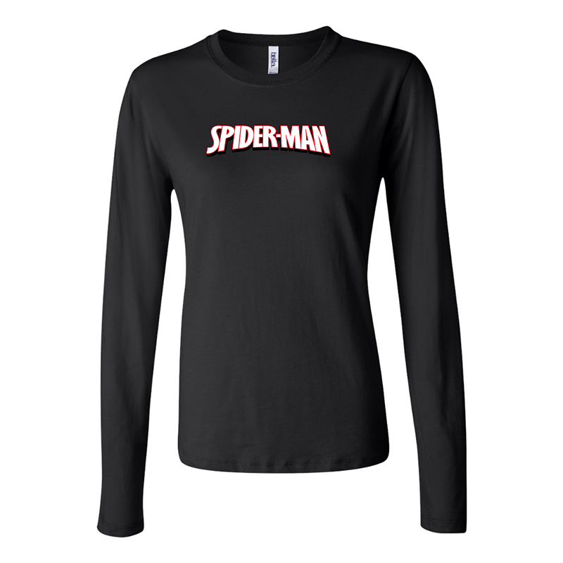 Women’s Spider Man BELLA CANVAS Jersey Long Sleeve Tee