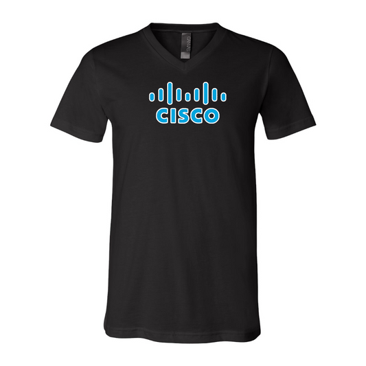 Cisco BELLA  CANVAS  Jersey V-Neck Tee