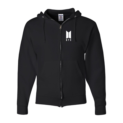 Men's BTS JERZEES NuBlend Full Zip Hooded Sweatshirt