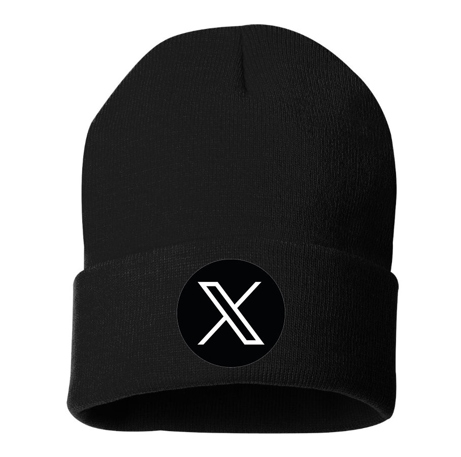 Twitter X Beanie Hat