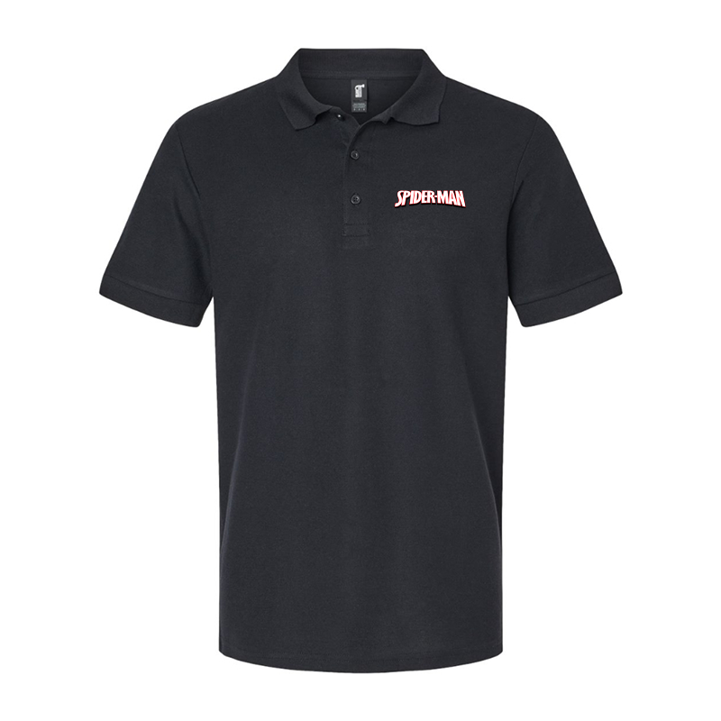 Men's Spider Man  Gildan Hammer Pique Polo