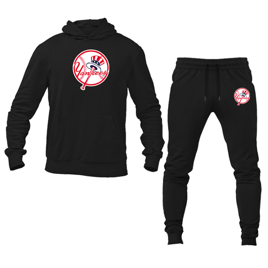 Men's Yankees NY Hoodie and Joggers Set