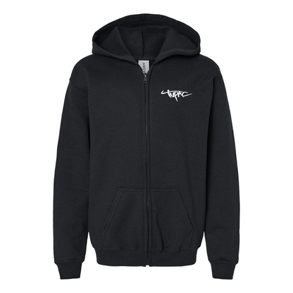 Youth's Tupac Gildan Heavy Blend Full-Zip Hooded Sweatshirt