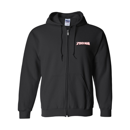 Men's Spider Man Gildan Heavy Blend Full-Zip Hooded Sweatshirt