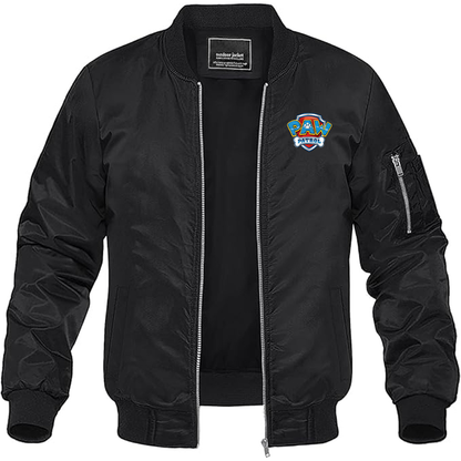 MAGNIVIT Men's Paw Patrol Lightweight Bomber Jacket Windbreaker Casual Fall Spring Outdoor Coat