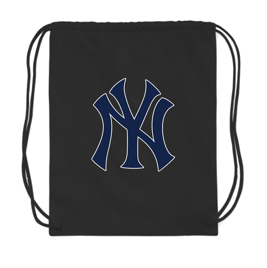 New York NY Yankees Baseball Drawstring Bag