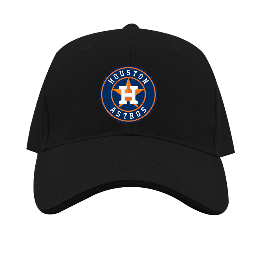 Houston Astros Dad Baseball Cap Hat
