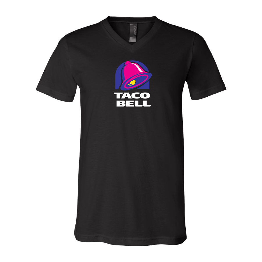 Men's Taco Bell  BELLA  CANVAS  Jersey V-Neck Tee