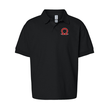 Youth's God Of War Gildan Dry Blend Jersey Polo