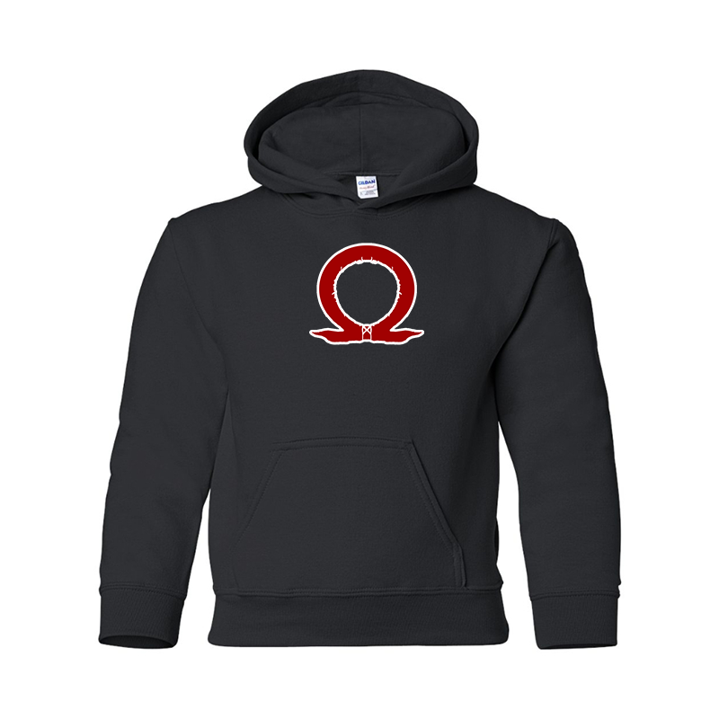 Youth's God Of War Gildan Heavy Blend Hooded Sweatshirt