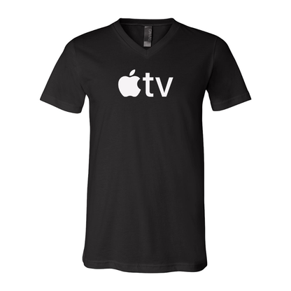 Apple TV BELLA  CANVAS  Jersey V-Neck Tee