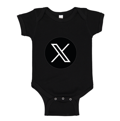 Twitter X Baby Romper Onesie